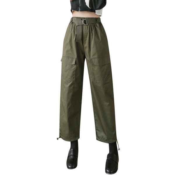 Női alkalmi nadrág széles modell három színben, zsebekkel