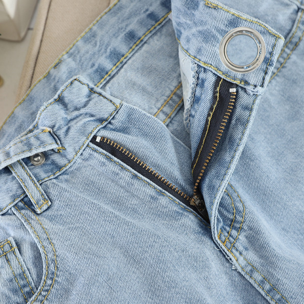 Magas derekú női farmer új modellje, két színben - széles modell