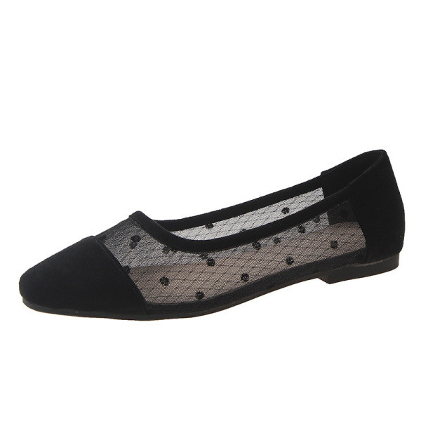 Öko velúrból készült alkalmi női cipő fekete és bézs színben