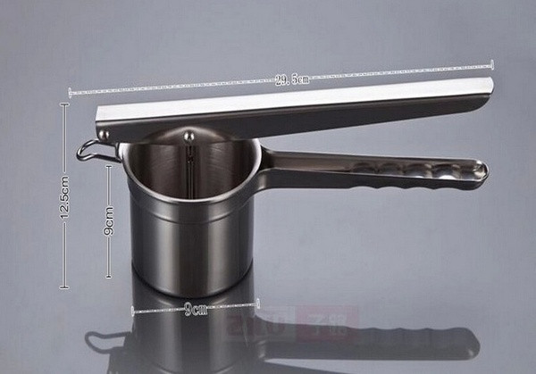 Rozsdamentes acél konyhai készülék zöldségek és gyümölcsök préselésére