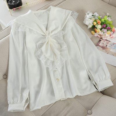 Cămașă de damă modernă cu nasturi și cravate în maro, negru, alb și visiniu