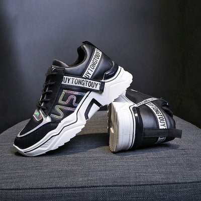 Tenisi casual dama cu talpa inalta aspra in mai multe culori