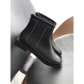 Cizme casual dama cu nituri metalice de culoare neagra doua modele