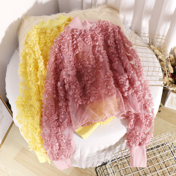 Modern női blúz ovális nyakkivágással és hosszú ujjú öt színben