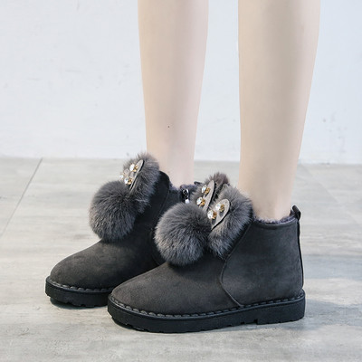 Γυναικείεςμοντέρνες μπότες με μαλακή επένδυση σε καφέ, μαύρο και γκρι χρώμα