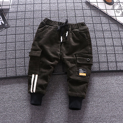 Lezser gyereknadrág fiúknak két színben zsebbel