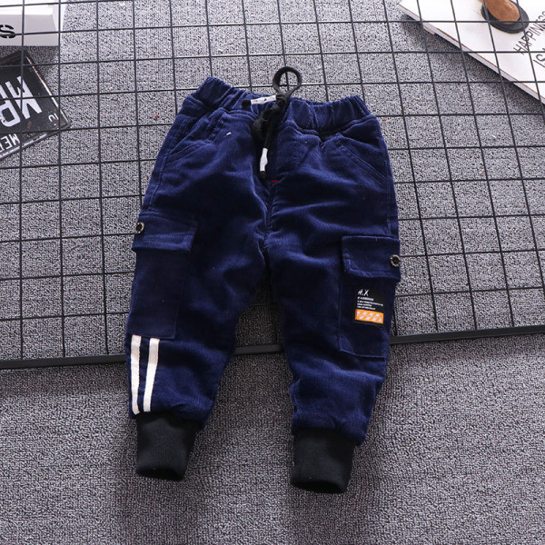 Lezser gyereknadrág fiúknak két színben zsebbel