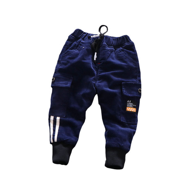 Lezser gyereknadrág fiúknak két színben zsebbel