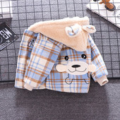 Hímzéssel és 3D elemekkel ellátott, mindennapi gyerekkabát fiúknak három színben