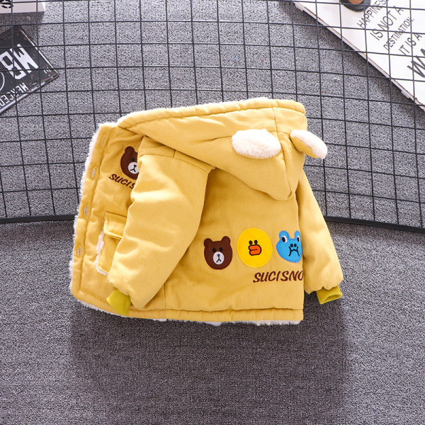 Modern gyerek kabát fiúknak három színben rátéttel és 3D elemekkel