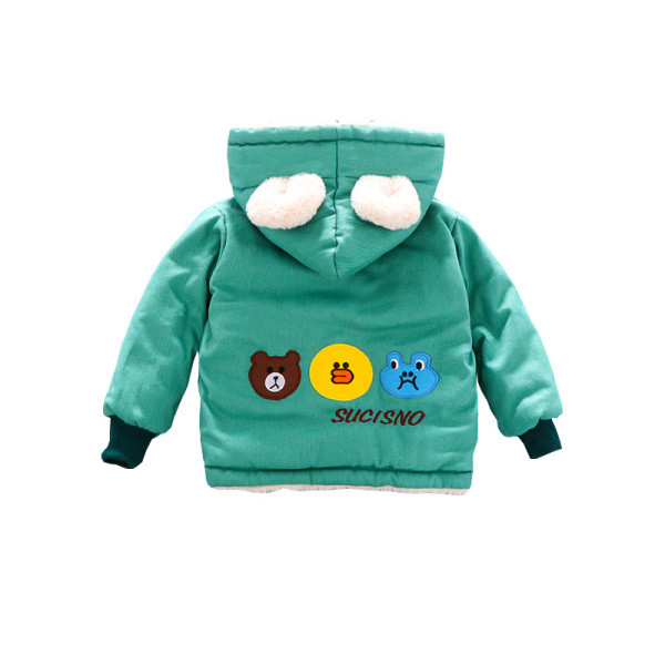 Modern gyerek kabát fiúknak három színben rátéttel és 3D elemekkel