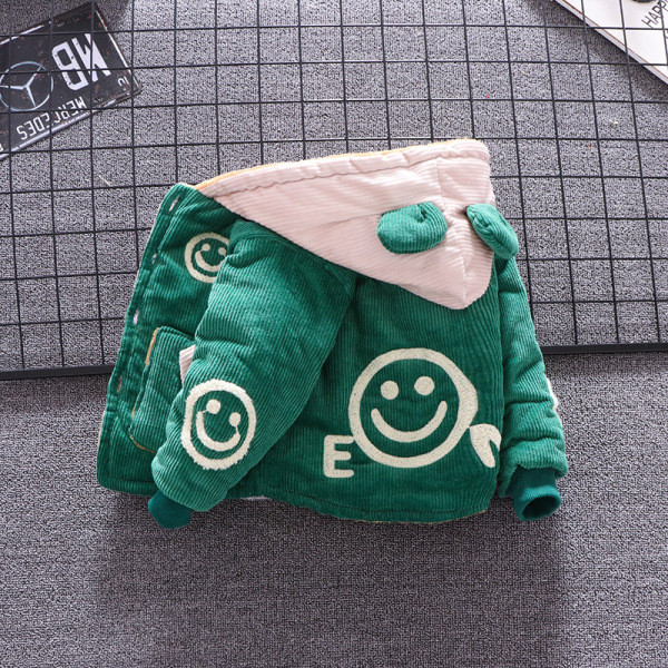 Geaca de copii pentru baieti cu broderie si elemente 3D in trei culori