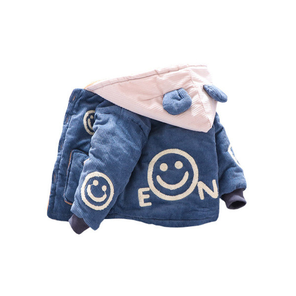 Geaca de copii pentru baieti cu broderie si elemente 3D in trei culori