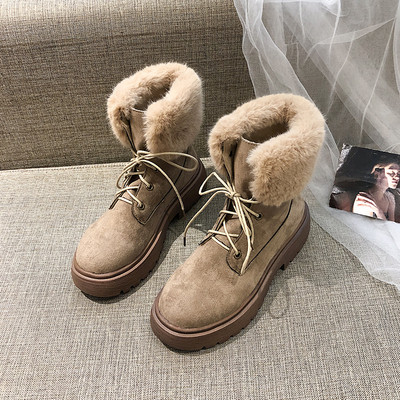 Μοντέρνες γυναικείες μπότες με κορδόνια σε καφέ και μαύρο χρώμα