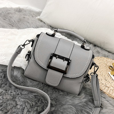 Μοντέρνα γυναικεία τσάντα ώμου σε διάφορα χρώματα - δύο μοντέλα