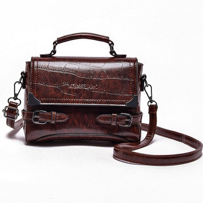 Μοντέρνα γυναικεία τσάντα ώμου σε διάφορα χρώματα - δύο μοντέλα