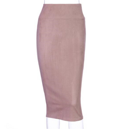 Stílusos női hosszú szoknya magas derékkal, rózsaszín, zöld és barna színekben