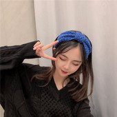 Χειμερινή πλεκτή ταινία για το κεφάλι σε διάφορα χρώματα