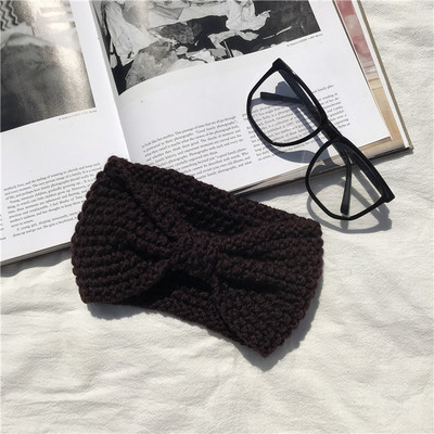 Χειμερινή πλεκτή ταινία για το κεφάλι σε διάφορα χρώματα