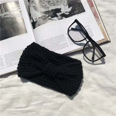 Χειμερινή πλεκτή ταινία για το κεφάλι σε διάφορα χρώματα