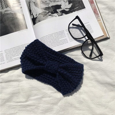 Χειμερινή πλεκτή ταινία για το κεφάλι σε διάφορα χρώματα