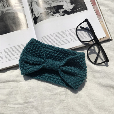 Χειμερινή πλεκτή ταινία για το κεφάλι σε διάφορα χρώματα