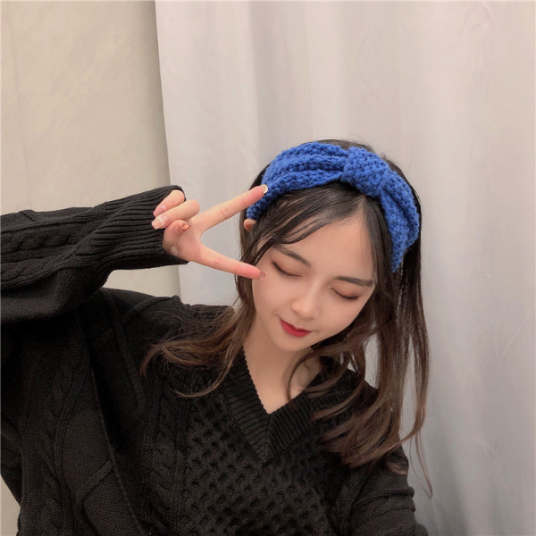 Χειμερινή πλεκτή ταινία για το κεφάλι σε διάφορα χρώματα