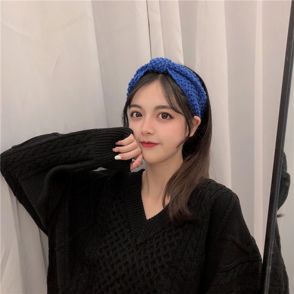 Χειμερινή πλεκτή ταινία για το κεφάλι σε διάφορα χρώματα