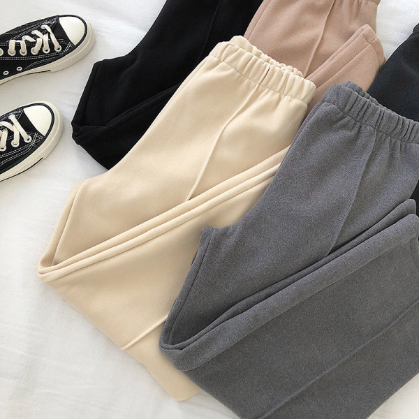 Női nadrág öt színben széles modell elasztikus derékkal