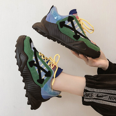 Καθημερινά γυναικεία παπούτσια με κορδόνια και επίπεδη σόλα σε τρία χρώματα