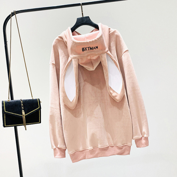 Női alkalmi pulóver 3D elemmel és bársonyhímzéssel kék, rózsaszín és fekete színben