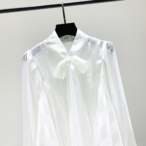 Új modell hosszú ujjú női ing fehér és fekete színben - széles modell