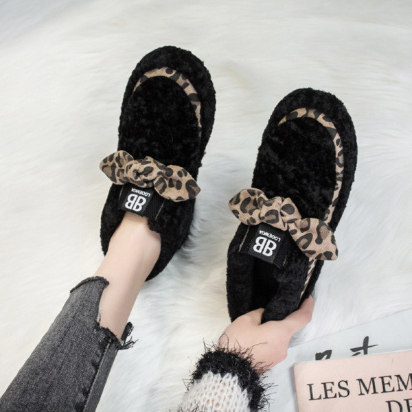 Lapos talpú, leopárdmintás női alkalmi cipő három színben