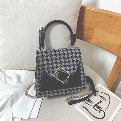 Stílusos női táska hosszú és rövid füllel négy színben, fém rögzítéssel