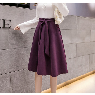 Μοντέρνο γυναικείο φόρεμα σε τέσσερα χρώματα με υψηλή μέση