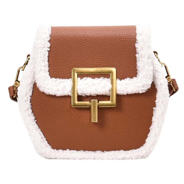 Eko bőrből készült alkalmi női táska pehelyszínnel, négy színben