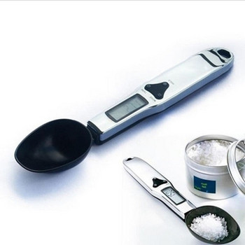 Ηλεκτρονικό κουτάλι κουζίνας για μέτρηση βάρους με οθόνη LCD και χωρητικότητα από 0,1 έως 500 γραμμάρια