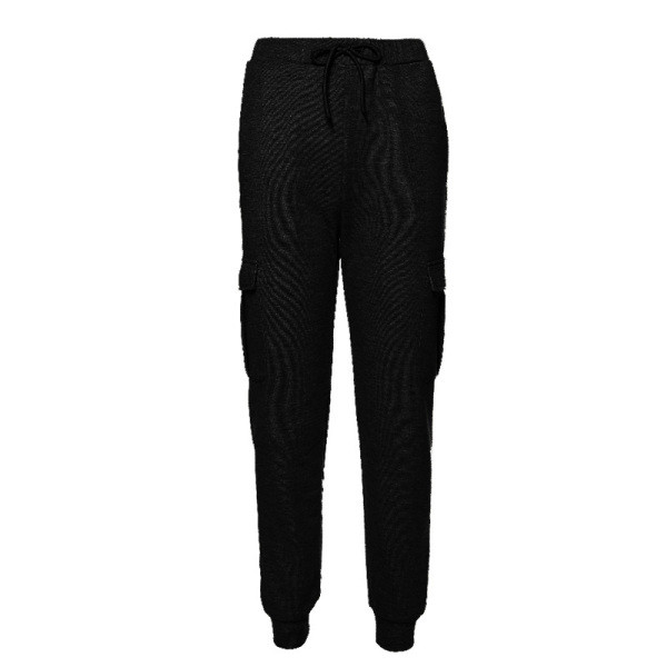 Sportos női fehérnemű új modellje szürke és fekete zsebekkel