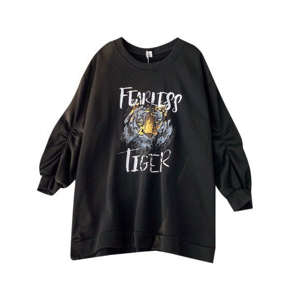 Modern női blúz ovális nyakkivágással és rátéttel több színben