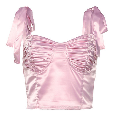 Modern női felső vékony pántokkal Karcsú modell fekete, piros és rózsaszín színekben