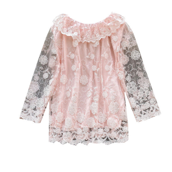Stílusos női csipkeblúz csónakos nyakkivágással és hosszú ujjú, több színben