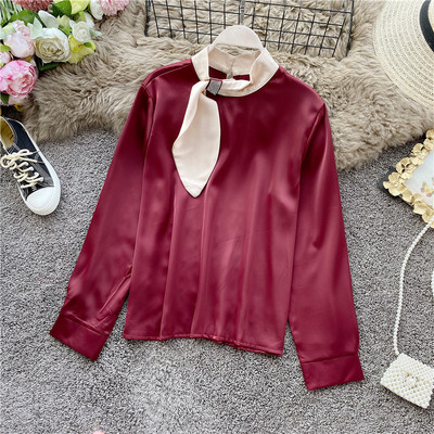 Modern női ing kövekkel és hímzéssel, különböző színekben