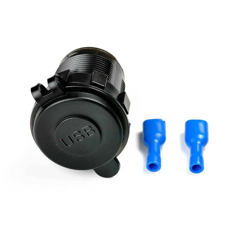 USB autóhoz két porttal a telefon és a voltmérő töltésére