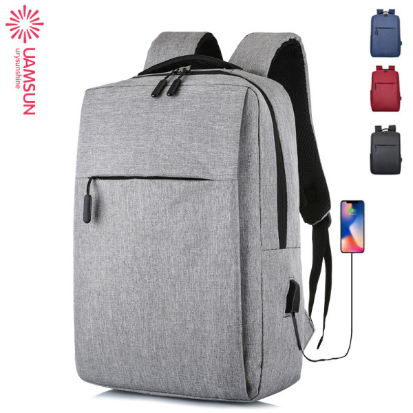 ÚJ modell férfi hátizsák laptophoz, USB porttal több színben