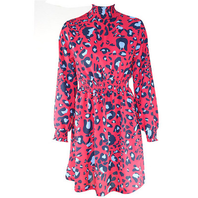 Κομψό γυναικείο φόρεμα με ελαστική μέση - πολλαπλά χρώματα