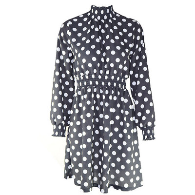 Κομψό γυναικείο φόρεμα με ελαστική μέση - πολλαπλά χρώματα