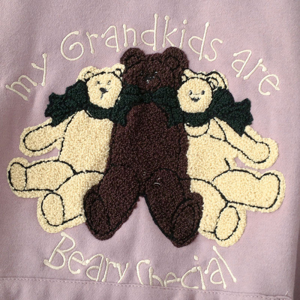 Γυναικείο casual  φούτερ σε τρία χρώματα με κεντήματα και κουκούλα