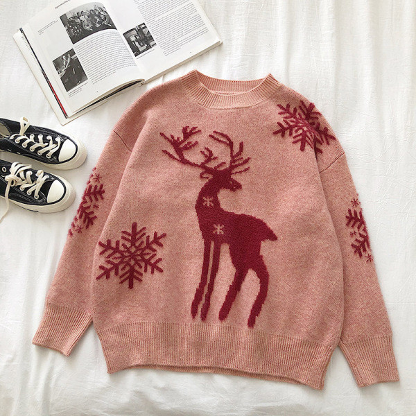 Alkalmi női pulóver rátéttel és ovális nyakkivágással, három színben