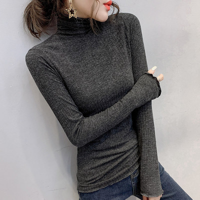 Alkalmi női blúz magas gallérral szürke, fekete és zöld színekben