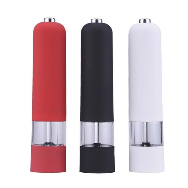 Elektromos daráló rozsdamentes acél fűszerekhez fekete, piros és fehér színben